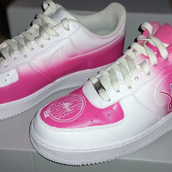Nike Air Force 1 '07 Kay Yow Custom Made Women's Size 13.5 Men's Size 12 - Picture 3 of 12